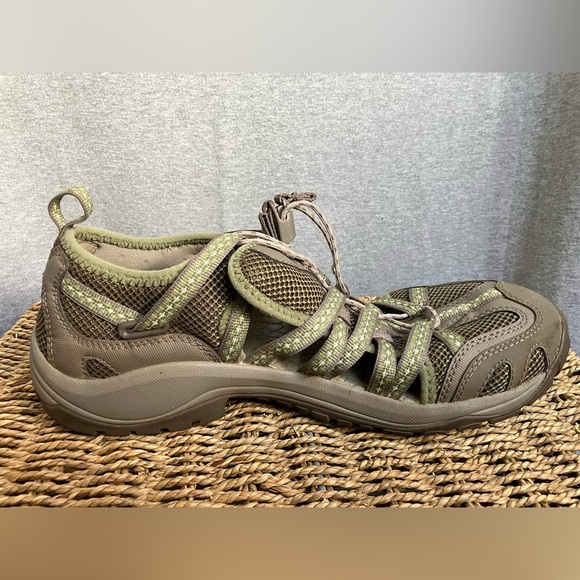 Chaco Outcross Lace - Water Shoes Women’s 11 Fern -Hiking Trail Outdoors Sandals - Picture 7 of 15